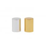 Gold Cylinder Perfume Bottle Caps Fea15 Regular Lids Aluminum for sale
