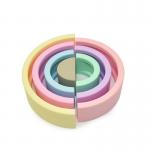 EN71 Silky Smooth Baby Silicone Toys Food Grade Silicone Building Blocks for sale