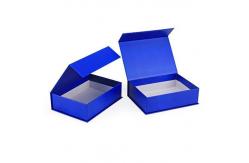 China Matt Laminated Rigid Foldable Cardboard Magnetic Box For Wedding Grown Hot Stamping supplier