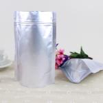 Self Standing Silver Aluminum Foil k Pouch Plastic Pouches Packaging For Quinoa Seeds for sale