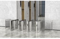 China IP42 Speed Gate Turnstile Acrylic Arm 1 Meter Cabinet Limited Place Project Use supplier
