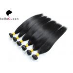 Natural Virgin Brazilian Hair Extensions 1 B Color unprocessed human hair bundles for sale