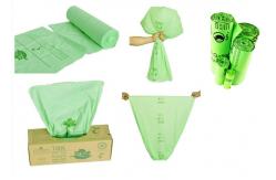 China Trash Bags ASTM D6400 Plastic Free Packaging 25 Gallon Compostable supplier
