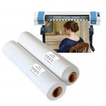 Water Based Inkjet Matte Polyester Canvas Rolls For HP Designjet Printers for sale