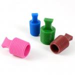                    Colorful Silicone Soft PP Thread Plug Stopper             