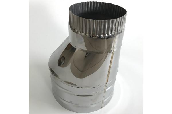 Welded Single Wall Telescoping Stove Pipe Plain Ends Multifunctional Enamel Surface