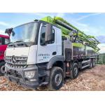Boutique Used Truck Mounted Concrete Pump 2021 Year Zoomlion 63M With Benz Chassis Less Kilometers for sale