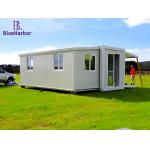 Expandable Prefab Steel Container Homes Foldable 20ft 40ft