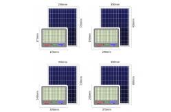 China 100W Lens Brightness Household Lighting Remote Controlled Solar Powered Flood Light supplier