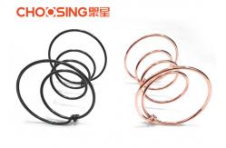 China Golden Chrome Plating Double Cone Springs Opening Diameter 80 - 130mm supplier