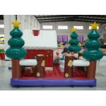 Party Blow Up Christmas Tree Decoration , Giant Christmas Inflatables Bouncer House for sale
