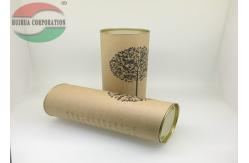 China Air-proof Gift Packaging Paper Tube Containers With Movable Metal Lid supplier