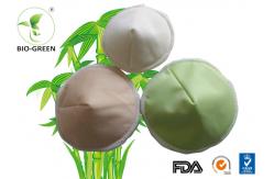 China Breathable Organic Bamboo Reusable Pads , Thin Soft Organic Reusable Breast Pads supplier