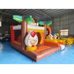 Digital Printing Inflatable Combos Chicken Cartoon Inflatable Bouncy House With Slide Jumping House