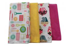 China All Polyester Absorbent Dining Cloths  Microfiber Tea Towel supplier