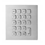 19 Keys Water Proof Metal Keypad Stainless Steel desk top solution with USB and PS2 interface for sale