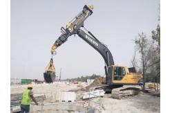 China 3600kg Clamshell Telescopic Arm Hydraulic Cylinder Wire Rope Max. Digging Radius 4670mm supplier