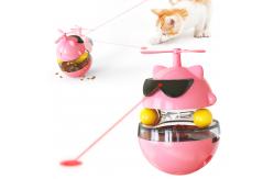 China Relieve Anxiety Track Cat Tumbler Toy / Automated Laser Pointer Cat Toy supplier