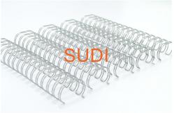 China Good Roundness A6 3:1 Pitch Twin Loop Binding Wire supplier
