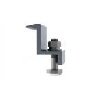 Mill finished End Clamp Of Solar Roof Mouting Systems , 35mm / 40mm/ 45mm for sale