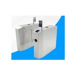 Acrylic Fingerprint Reader Flap Turnstile Gate SS304