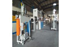 China Low Noise Wire Extrusion Machine , Single Screw UAE Power Cable Extruder Machine supplier