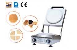 China Small Unbonded Golden Ice Cream Cone Oven Cone Machine With One Year Warranty supplier