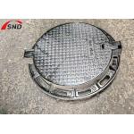 D400 Cast Iron Round Manhole Cover With Snap Ring And Lock