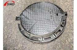 China D400 Cast Iron Round Manhole Cover With Snap Ring And Lock supplier