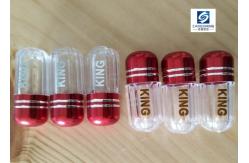 China 1ml Aluminium Cap Single Pill Container ISO9001 Rhino Pills Bottle supplier