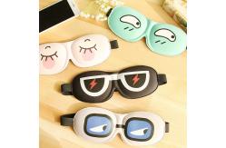 China Soft 3D Memory Foam silk Sleep Eye Pillow 19*11cm Anti wrinkle supplier