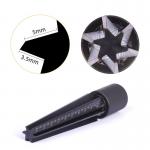 Wax Ring Filer Carving Cutter Plastic And Stainless Steel Finger Stick Ruler