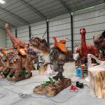Animatronic T Rex Dinosaur Ride Sunproof Waterproof Artificial Dinosaur for sale