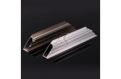 China Silver Matt Aluminium Alloy Profile 6000 Series Durable Decoration Frame supplier