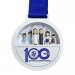 100 Years Convent School Souvenir Series Magnetic Medal for sale