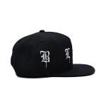 Classic Flat Brim Snapback Hats Blank Underbrim Cotton Wool Blend Flat Visor