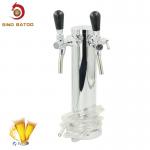 Polishing 304 Stainless Steel Double Faucet Beer Tower for sale