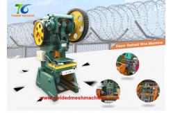 China Tianke Razor Barbed Wire Machine BTO30 Razor Wire Weaving Machine supplier