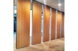China Aluminum Sliding Movable Partition Wall For Restaurant 85 mm Thickness supplier