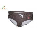 High Waisted Mens Bikini Swimwear Plus Size Elastane Sublimation Customized Style for sale