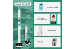China Coin Operated Ultrasonic Height and Weight Vending Machine supplier