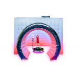 Vogue Photo Booth Led Enclosure Portable Inflatable Photo Booth Customized Color Size Doors for sale