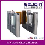Stainless Steel Double Automatic Swing Gate Turnstile With Dry Contact Interface