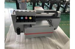 China Small Format UV Flatbed Printer , 3pcs Head Uv Led Inkjet Printers supplier