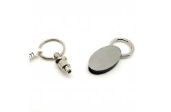 China Plastic Metal Keychain Holder with 500 Pieces Minimum Order Quantity Required supplier