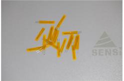 China Insulating Thin Film Coated NTC Thermistor Fast Response 10Kohm 3435 , 25mm supplier
