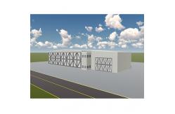 China Easy Assembly Prefab Metal Building Construction , Painted Galvanized Steel Frame supplier