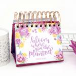 Colourful Offset Printing Desktop Calendar 250gsm-400gsm Kraft Paper Desk Calendar for sale