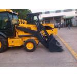 Total Operating Weight 7500kg Backhoe Loader Articulated Hydraulic Steering