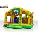 Good Quality Inflatable Jungle Combo , PVC Inflatable Castle Bouncer With Slide For Sale for sale